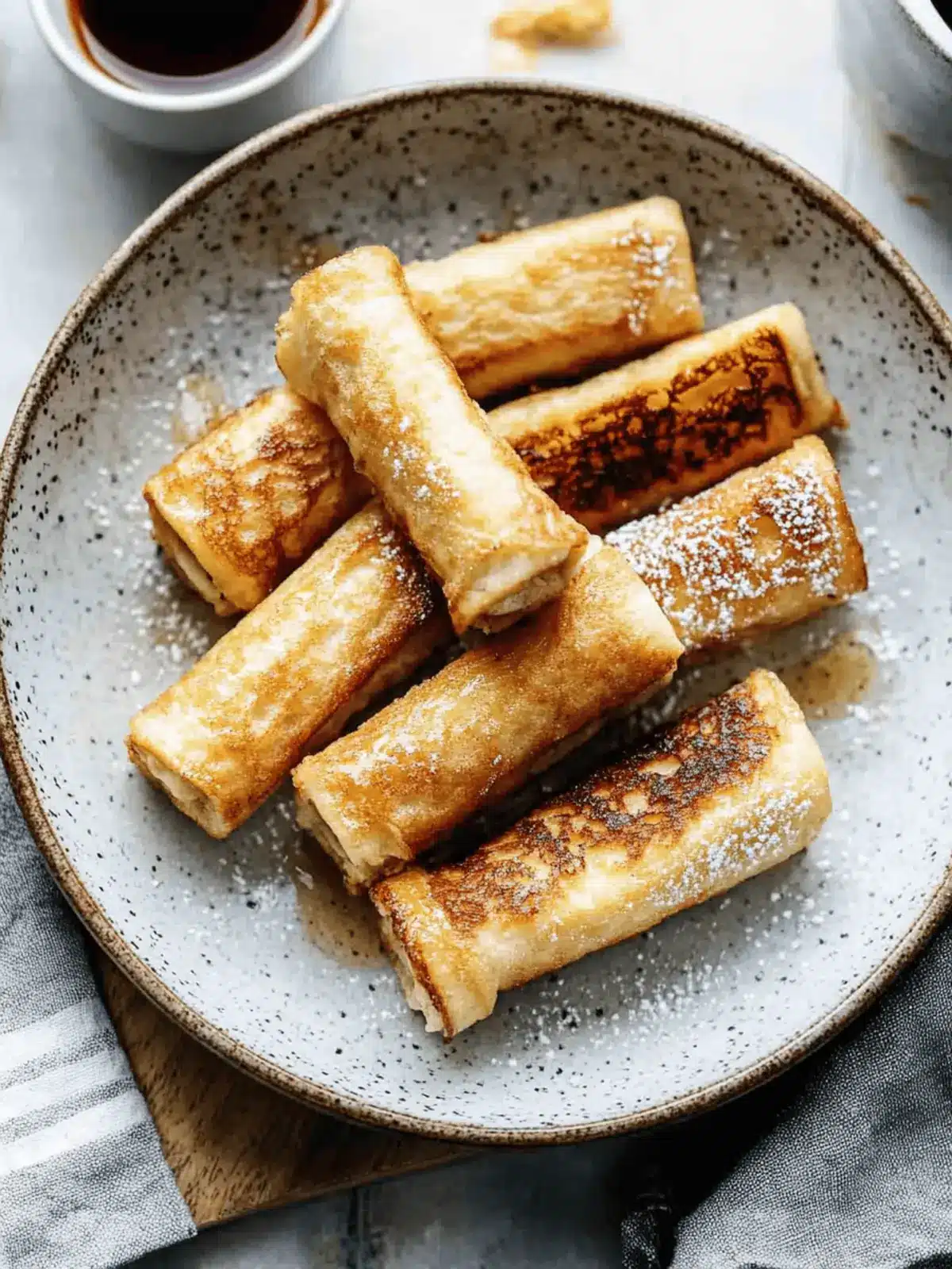 French Toast Roll-Ups