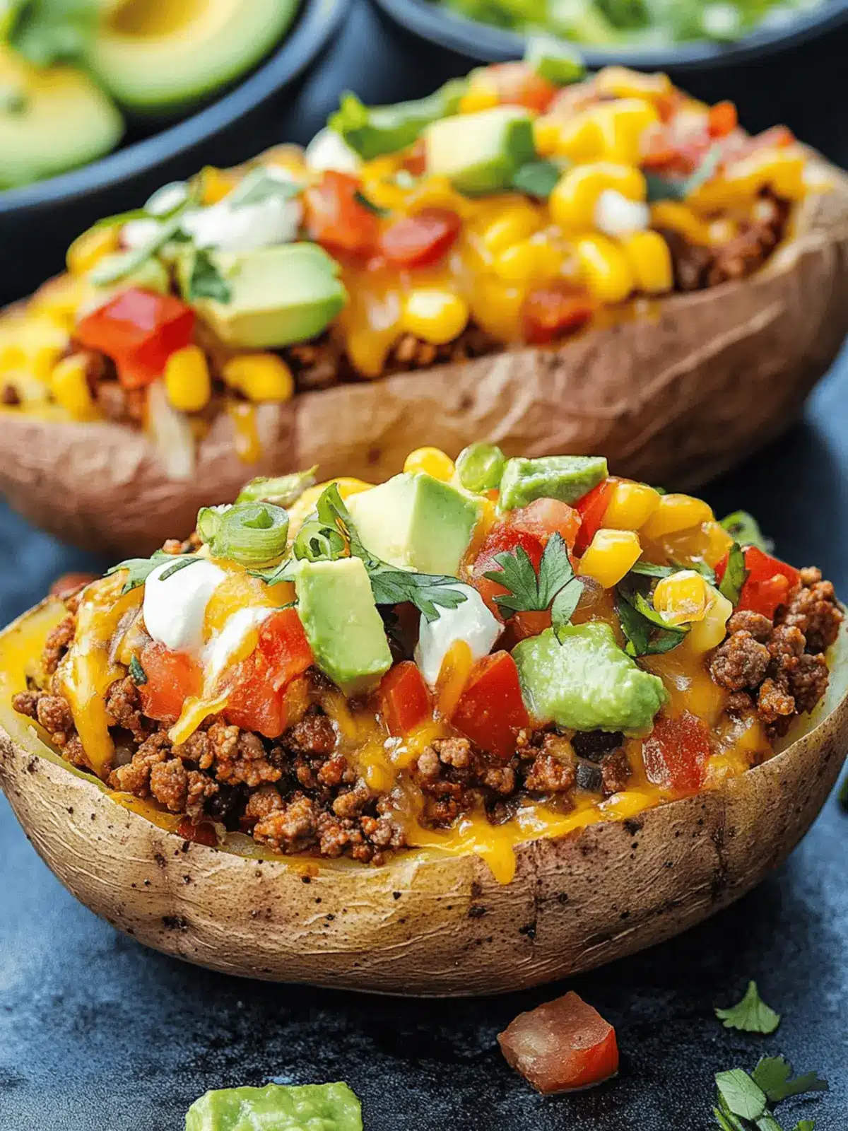Taco Loaded Baked Potatoes: Your New Family Favorite Dish 4 Taco Loaded Baked Potatoes