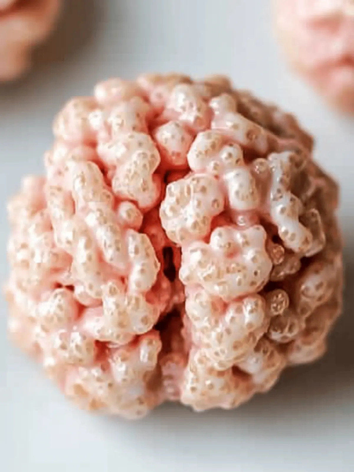 Marshmallow Rice Krispies Halloween Brains