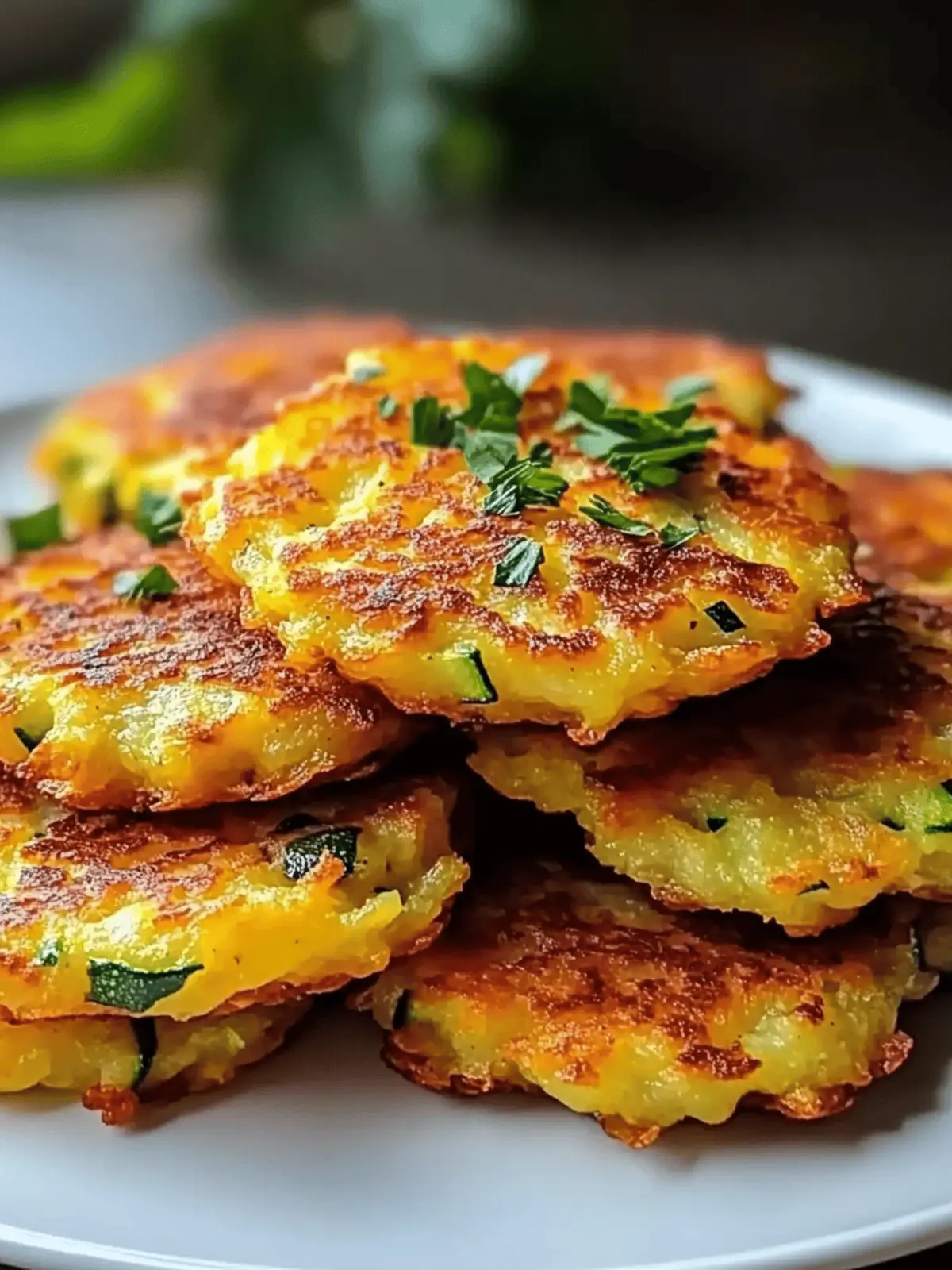 Zucchini Potato Fritters
