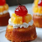 Mini Pineapple Upside Down Cupcakes