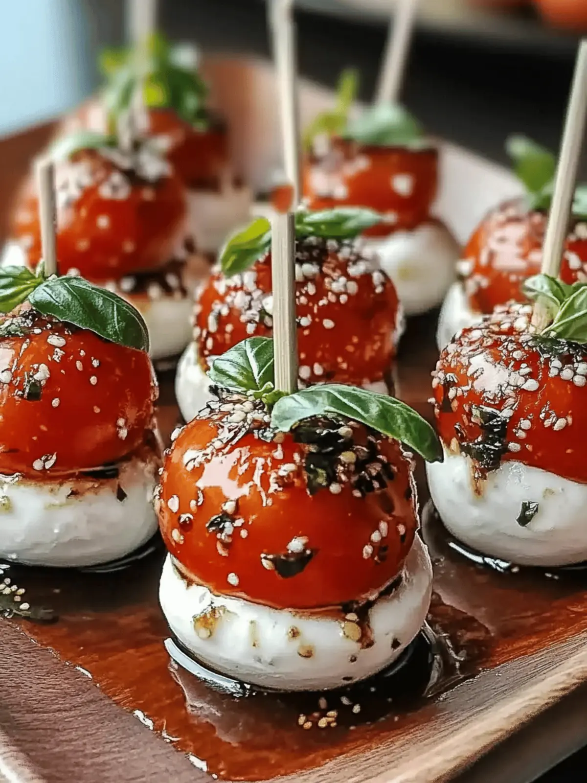 Mini Caprese Bites: Effortless Appetizer for Fresh Flavor Fans 4 Mini Caprese Bites