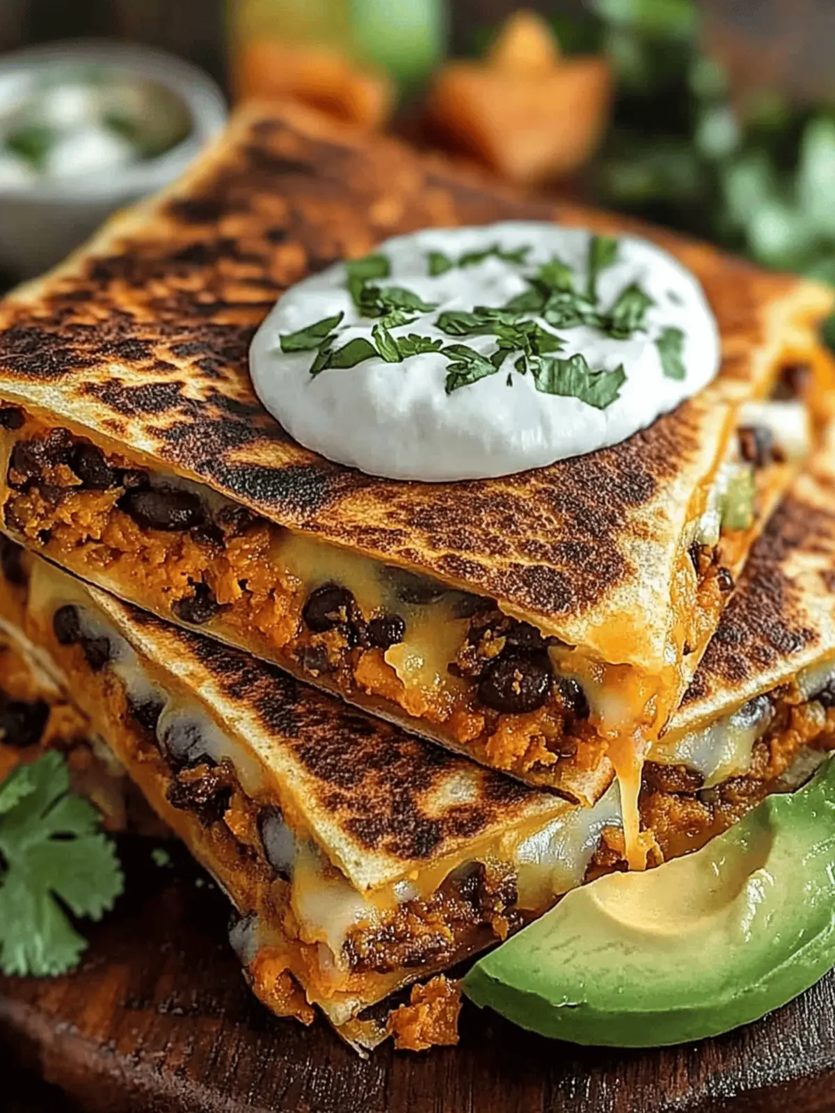 Savory Sweet Potato and Black Bean Quesadillas You’ll Love 4 Savory Sweet Potato and Black Bean Quesadillas