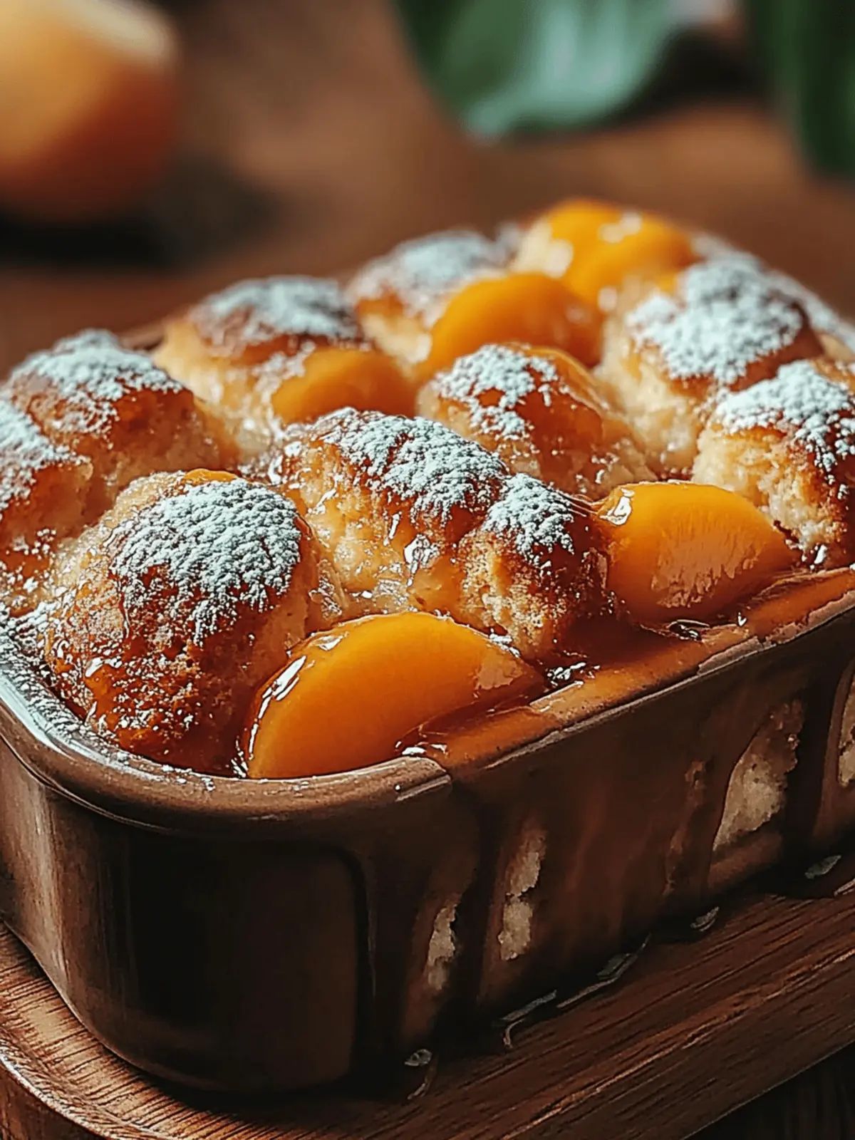 Sweet Glazed Peach Cobbler to Brighten Your Summer Days 3 Sweet Glazed Peach Cobbler