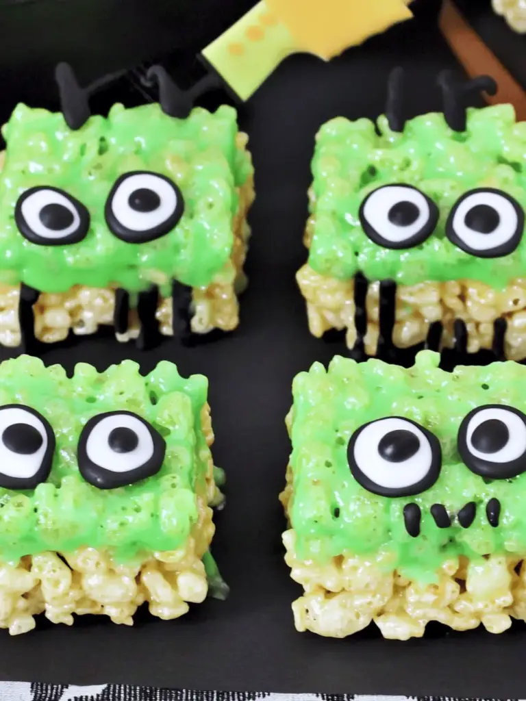 Frankenstein Rice Krispie Treats