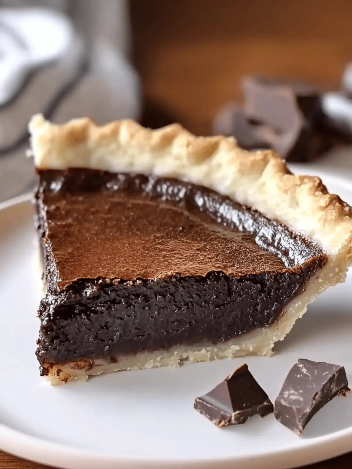 Chocolate Chess Pie