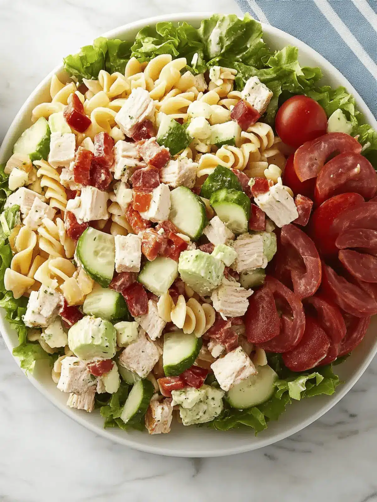 Cobb Pasta Salad