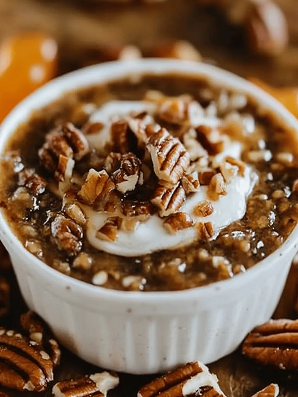 No Bake Pecan Pie Dip