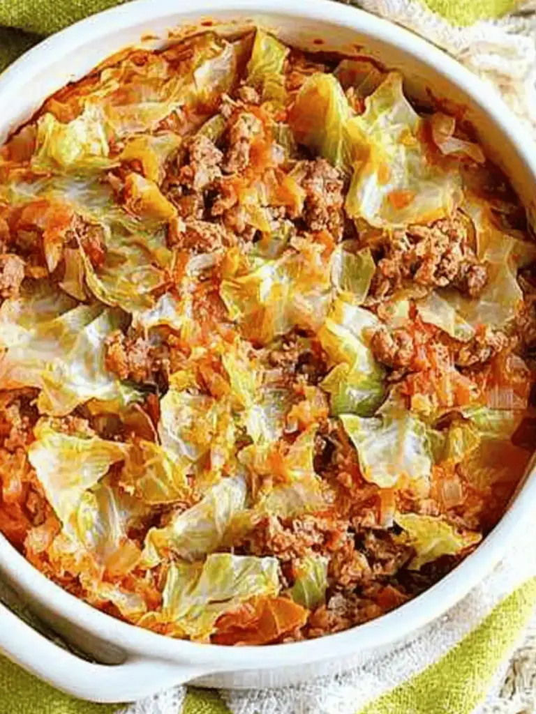 Cabbage Beef Casserole Recipe