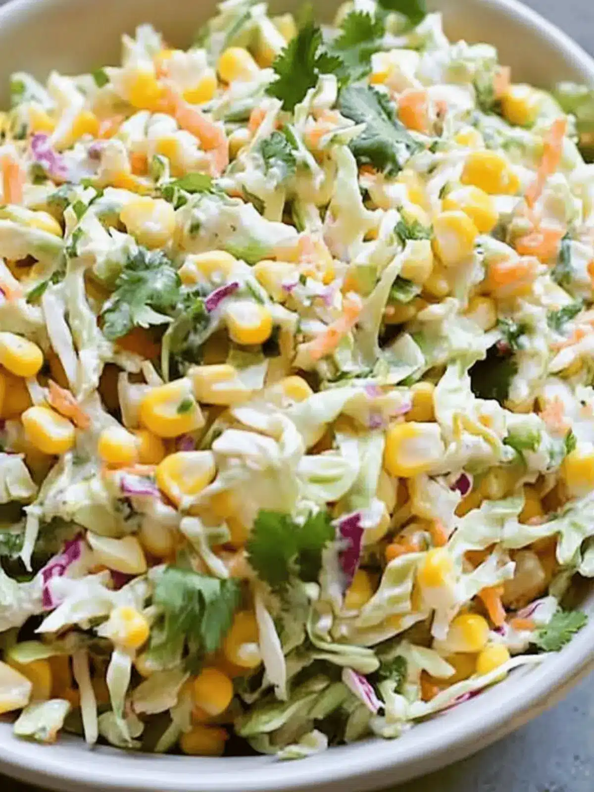 Spicy Jalapeno Corn Coleslaw