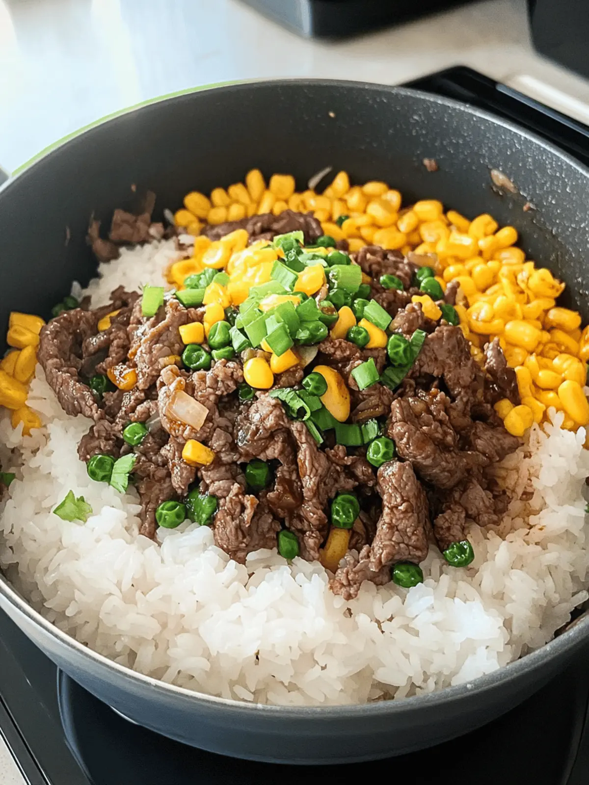 Beef Pepper Rice Bowl