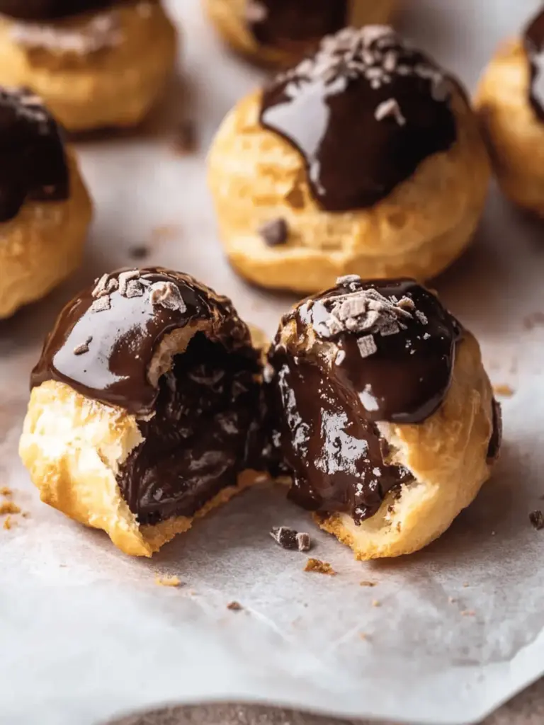 Chocolate Cream Puffs