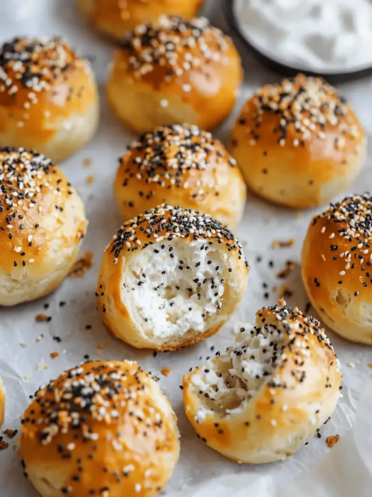 Stuffed Bagel Bites