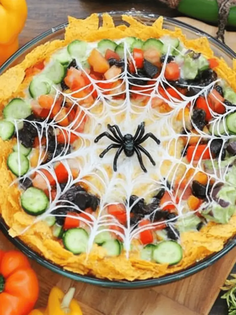 Spider Web Taco Dip