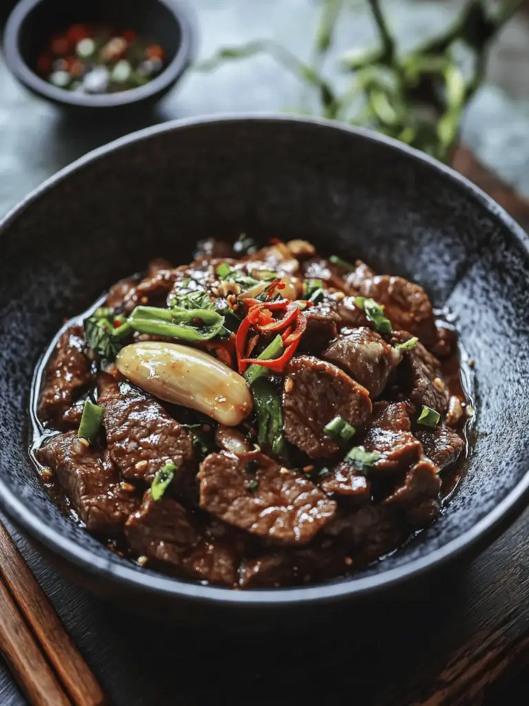 Beef with Oyster Sauce