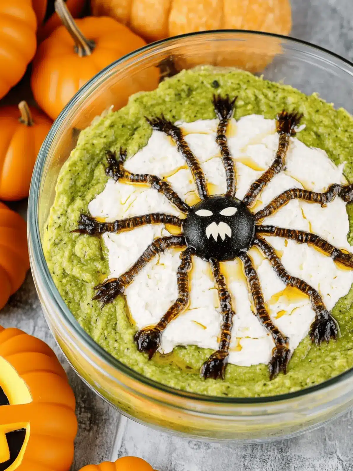 Creepy-Crawly Halloween 7 Layer Dip
