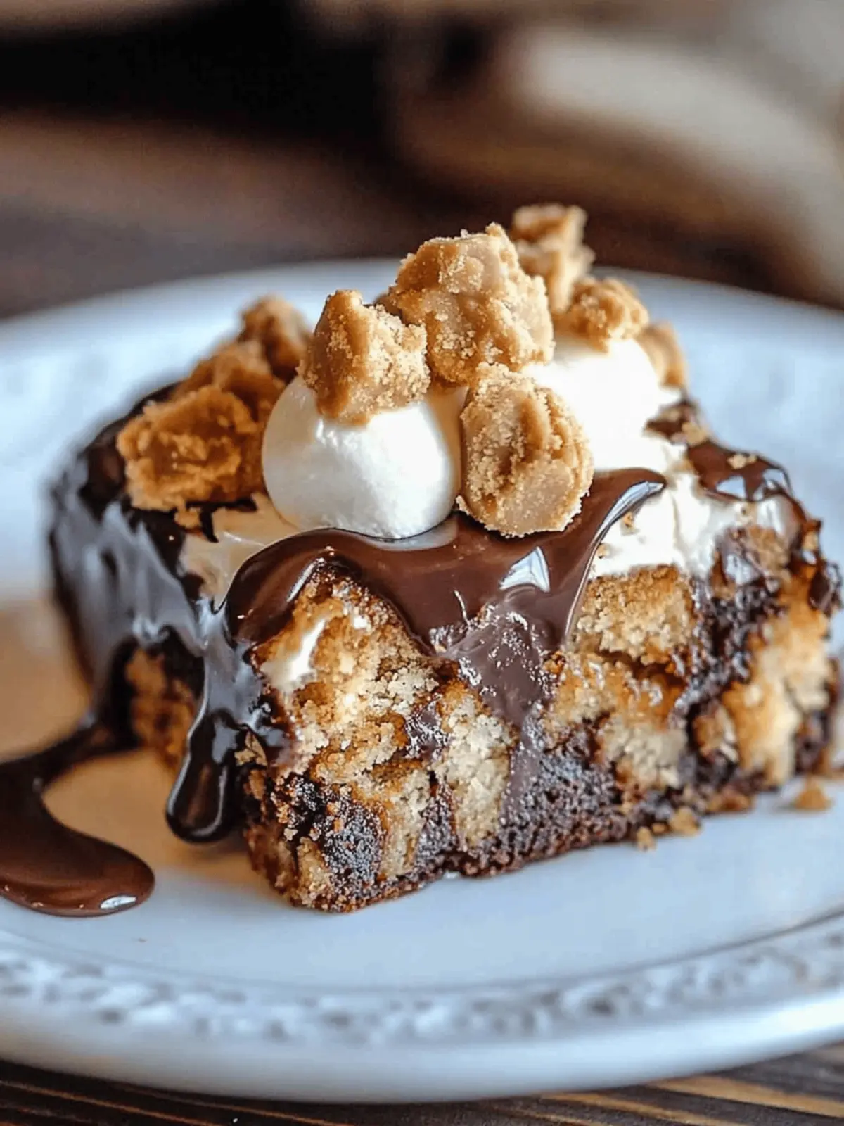 Peanut Butter Cup Dump Cake