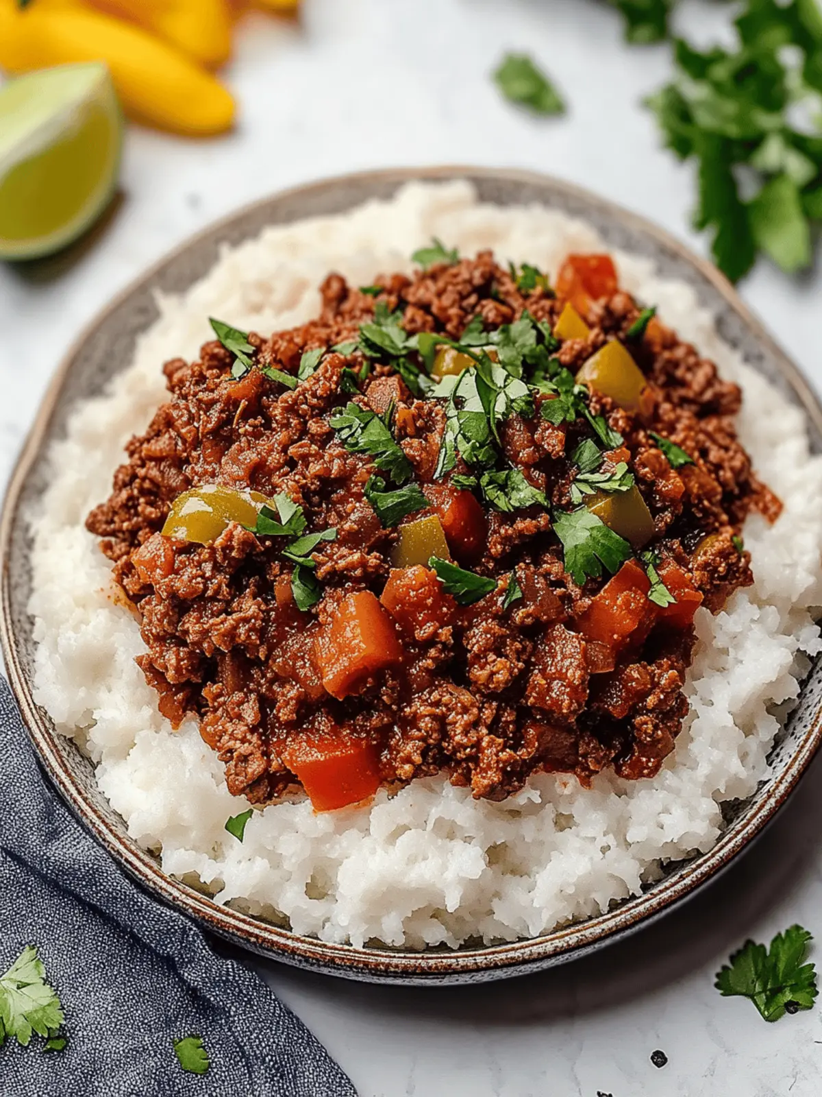 Cuban Beef Picadillo
