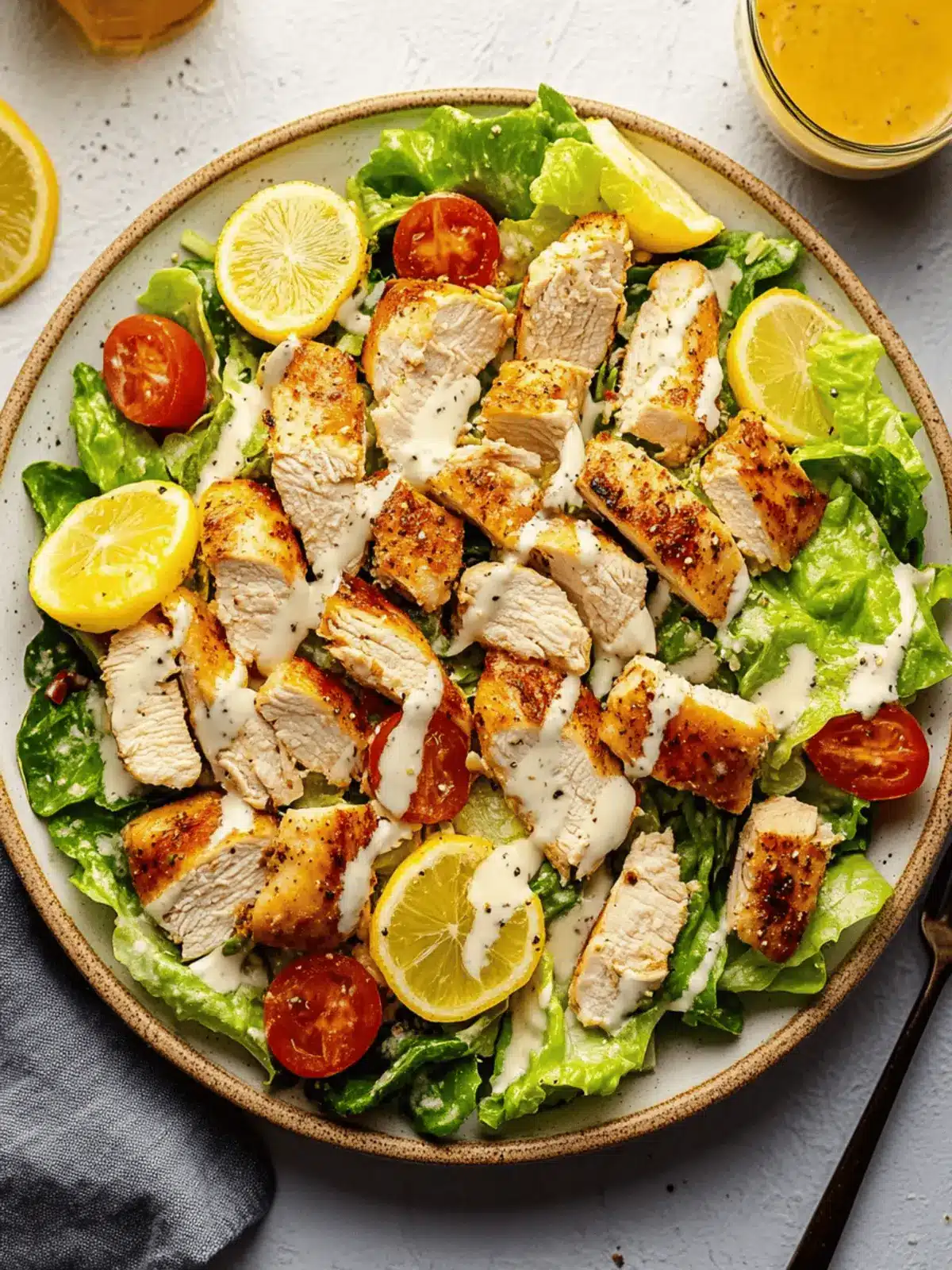Sheet Pan Chicken Caesar Salad