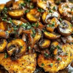 Black Pepper Chicken with Mushrooms