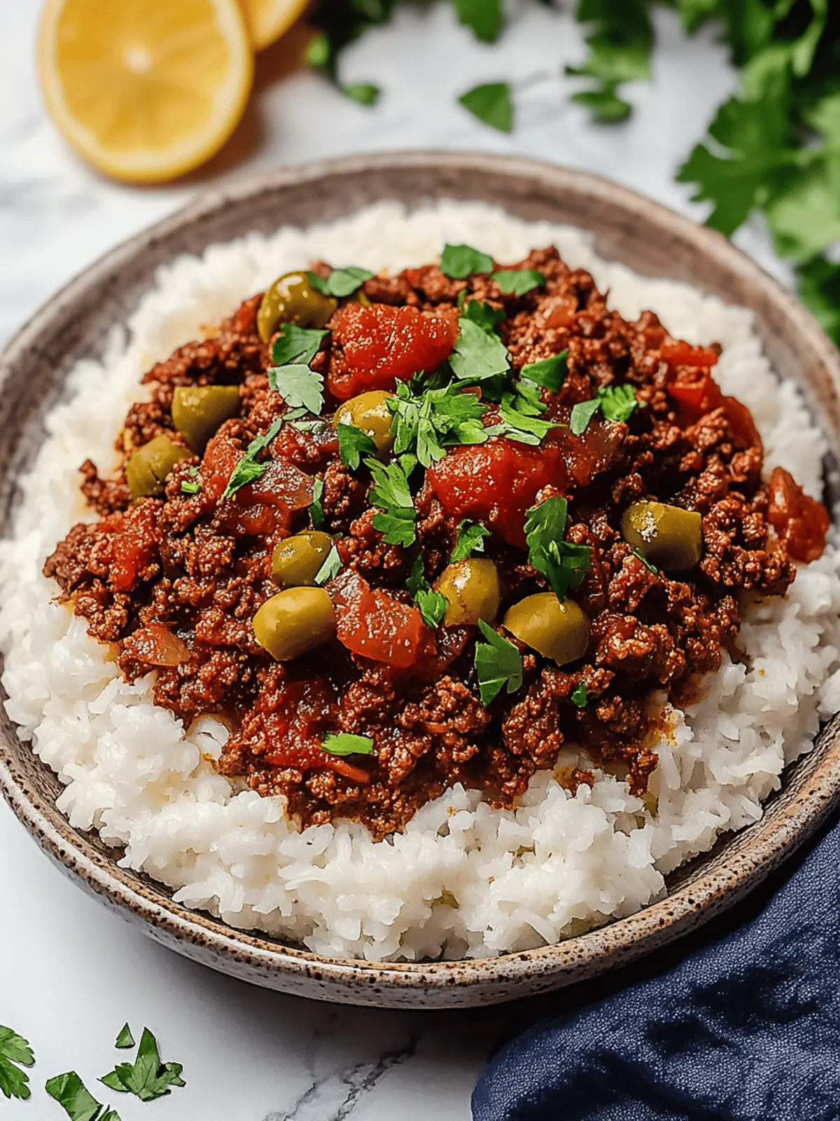 Cuban Beef Picadillo