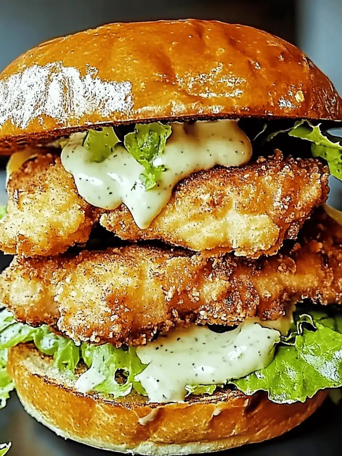 Crispy Chicken Caesar Sandwich