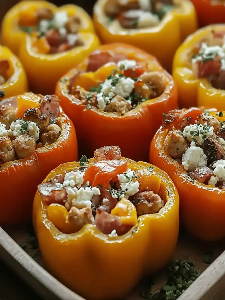 Stuffed Charcuterie Board Peppers