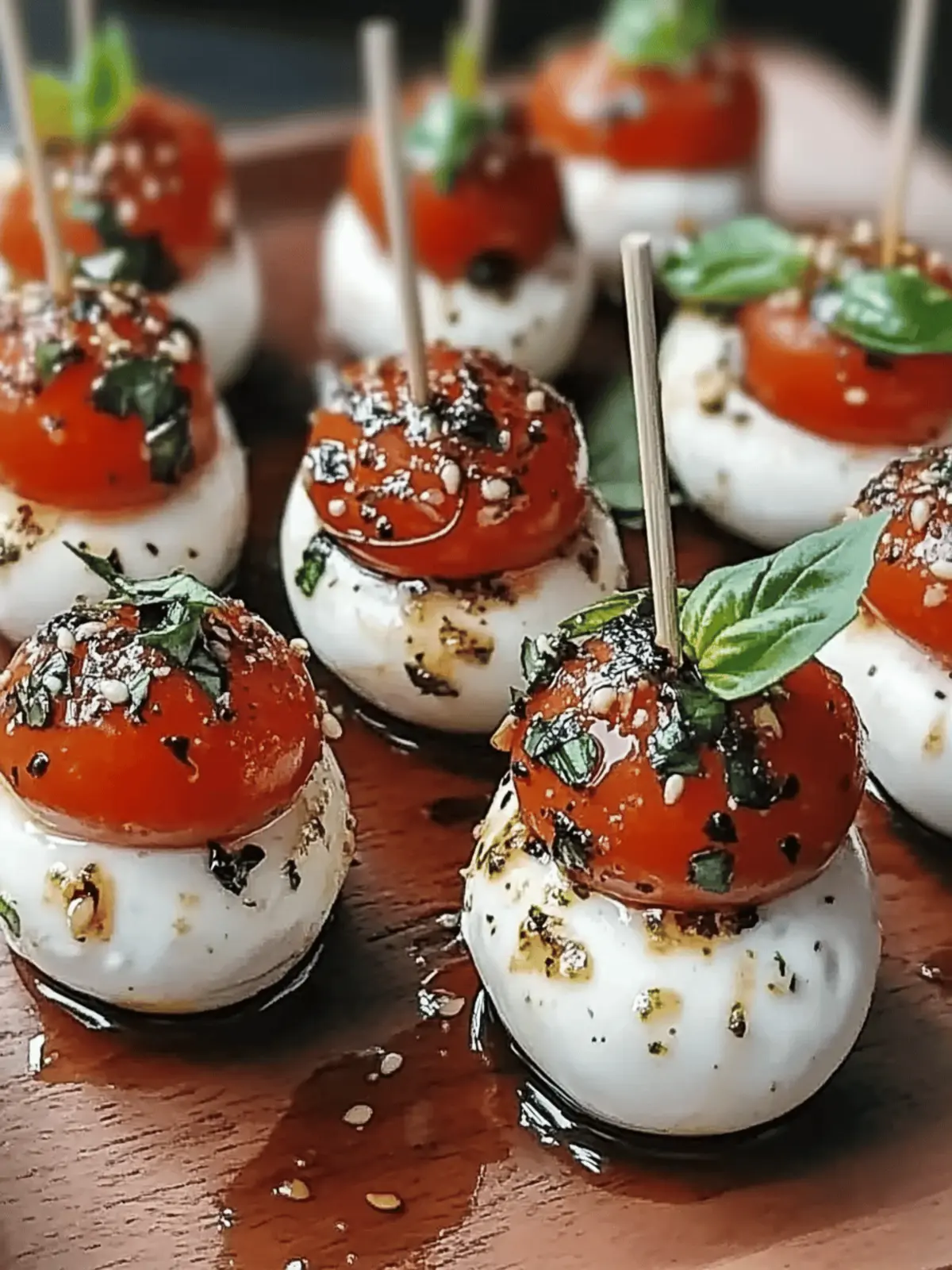 Mini Caprese Bites: Effortless Appetizer for Fresh Flavor Fans 2 Mini Caprese Bites