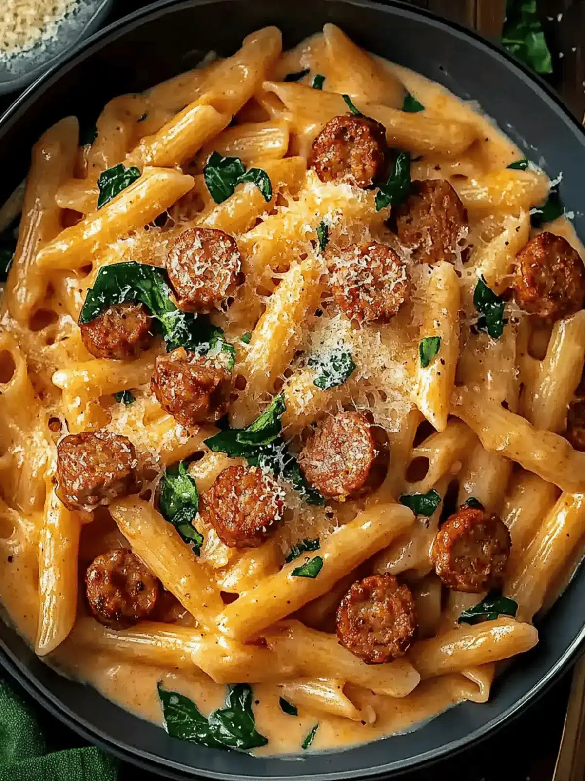 Creamy Cajun Sausage Pasta