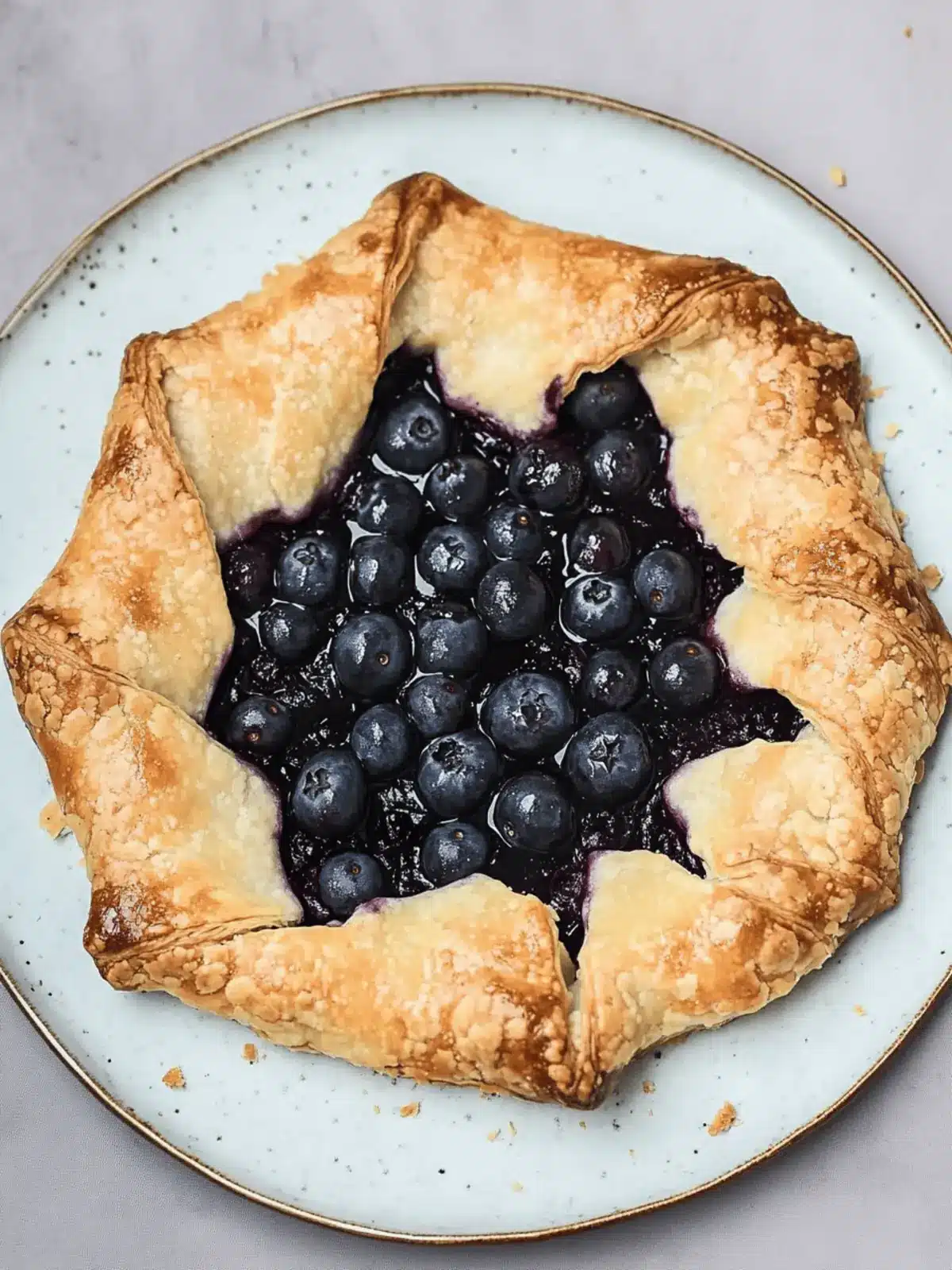 Easy Blueberry Galette Recipe for a Rustic Summer Delight 2 Blueberry Galette Recipe
