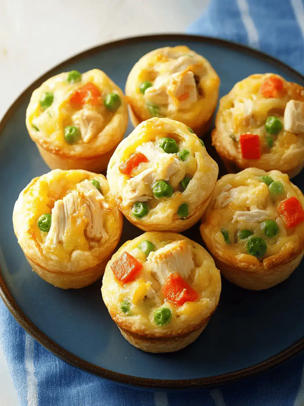 Savory Chicken Pot Pie Muffins for Quick Comfort Food Bliss 4 Chicken Pot Pie Muffins