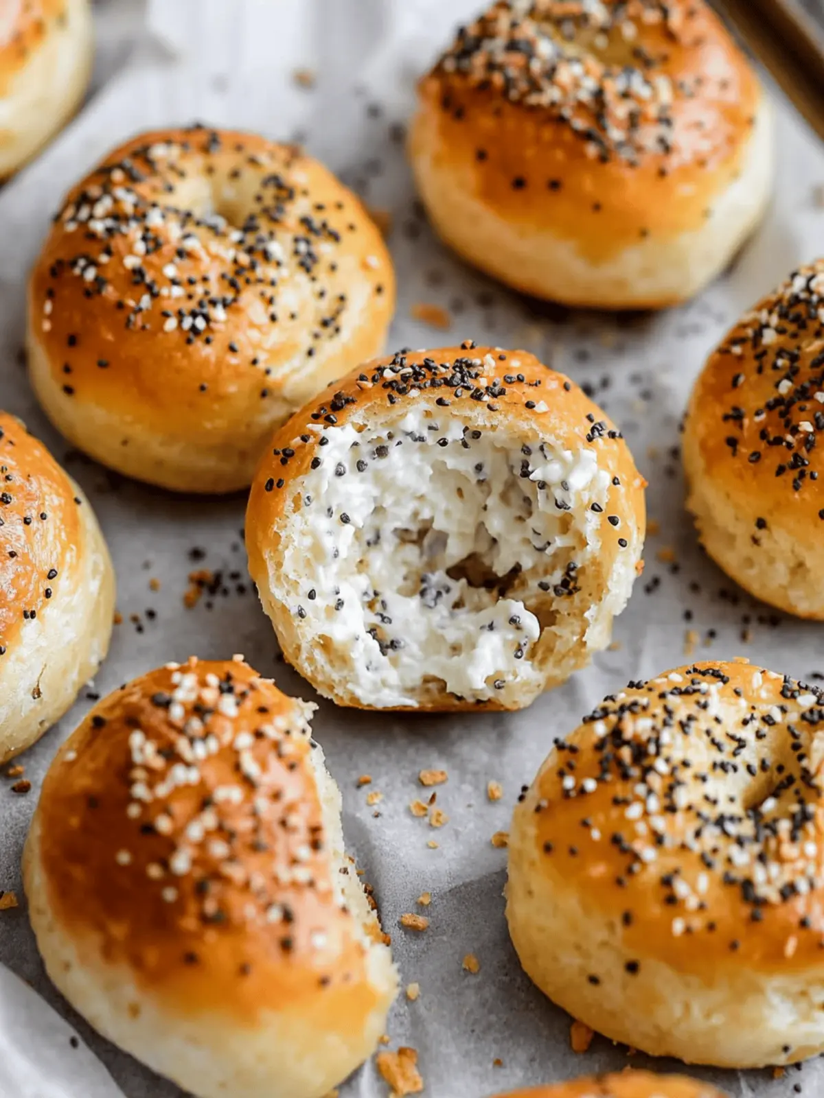 Stuffed Bagel Bites