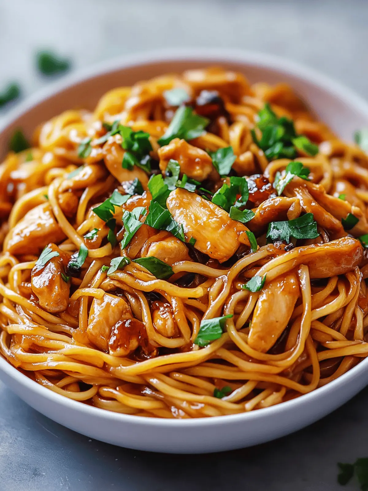Sticky Garlic Chicken Noodles for Quick Flavor-Packed Meals 2 Sticky Garlic Chicken Noodles