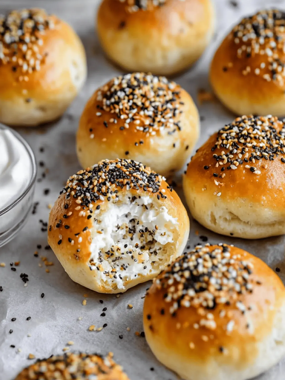 Stuffed Bagel Bites