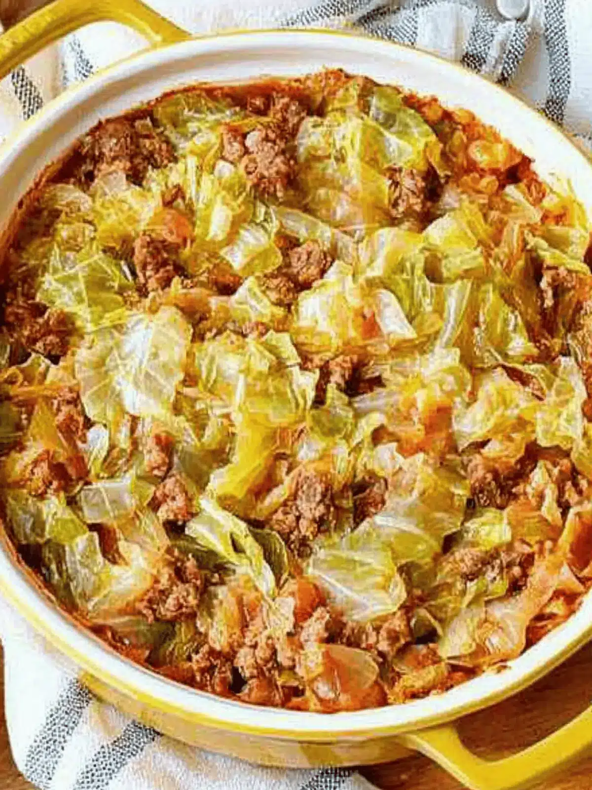 Cabbage Beef Casserole Recipe