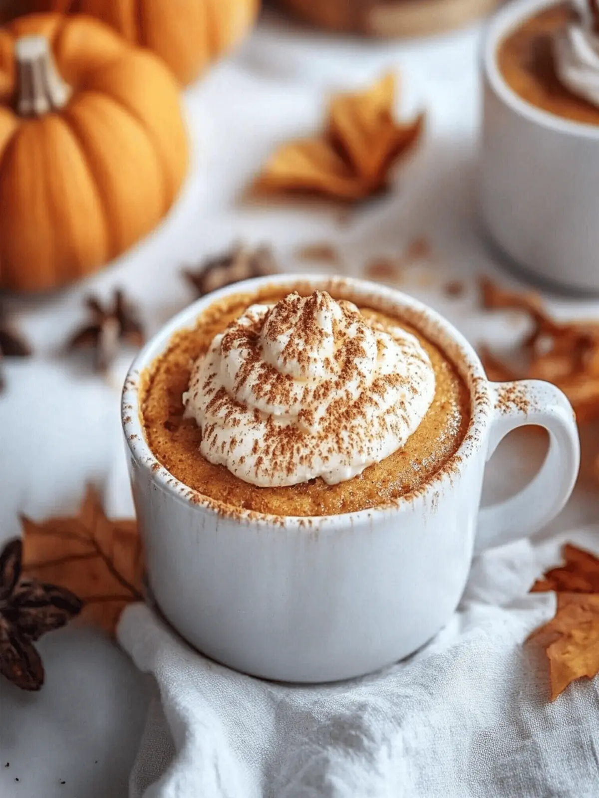 Protein Pumpkin Mug Cake