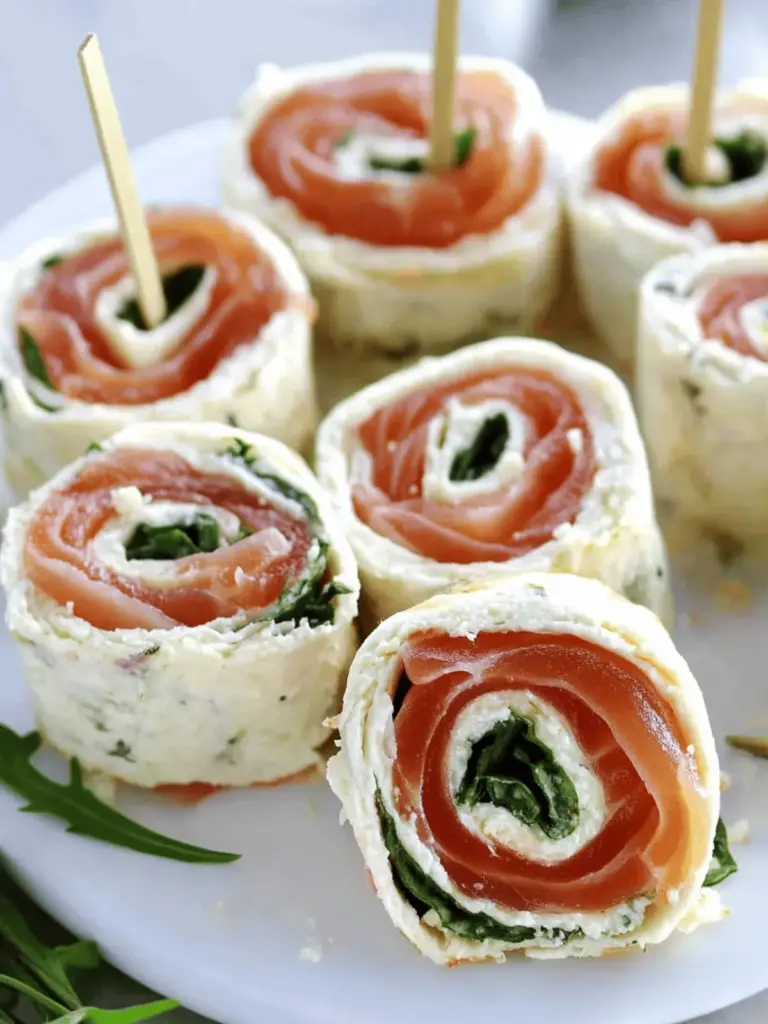 Smoked Salmon Pinwheels