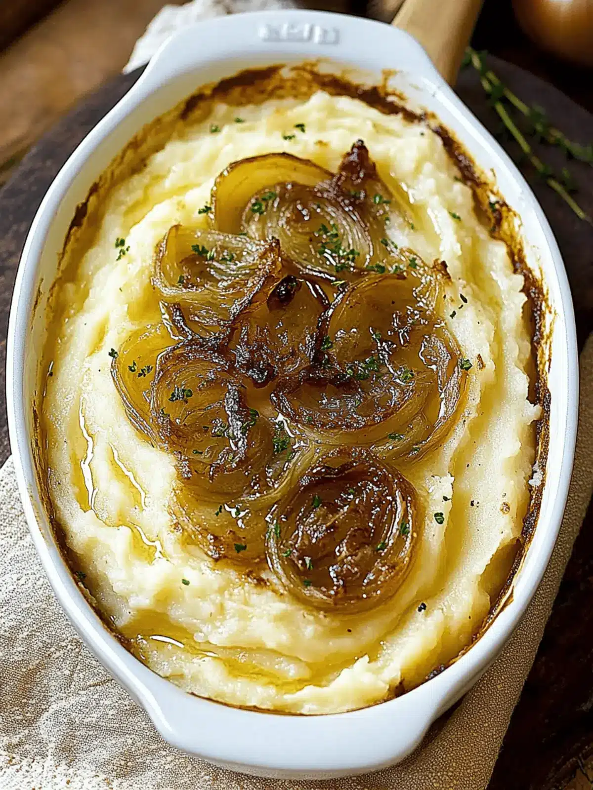 Baked French Onion Mashed Potatoes for Ultimate Comfort 4 Baked French Onion Mashed Potatoes