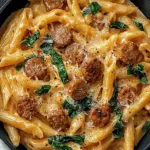 Creamy Cajun Sausage Pasta