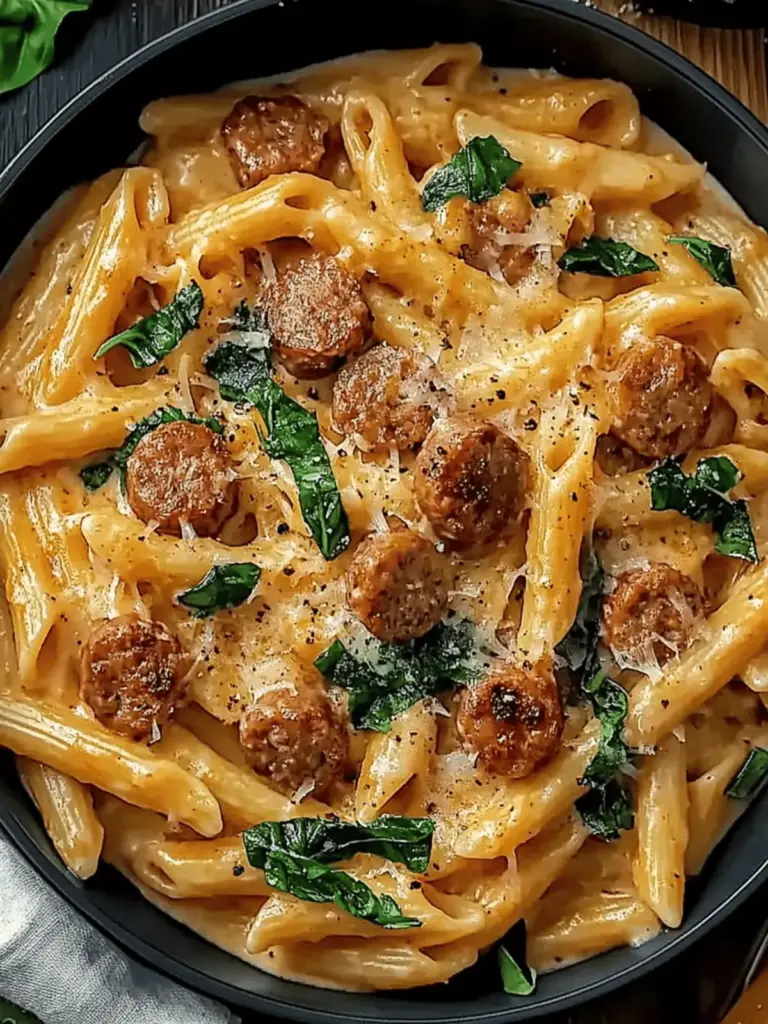 Creamy Cajun Sausage Pasta
