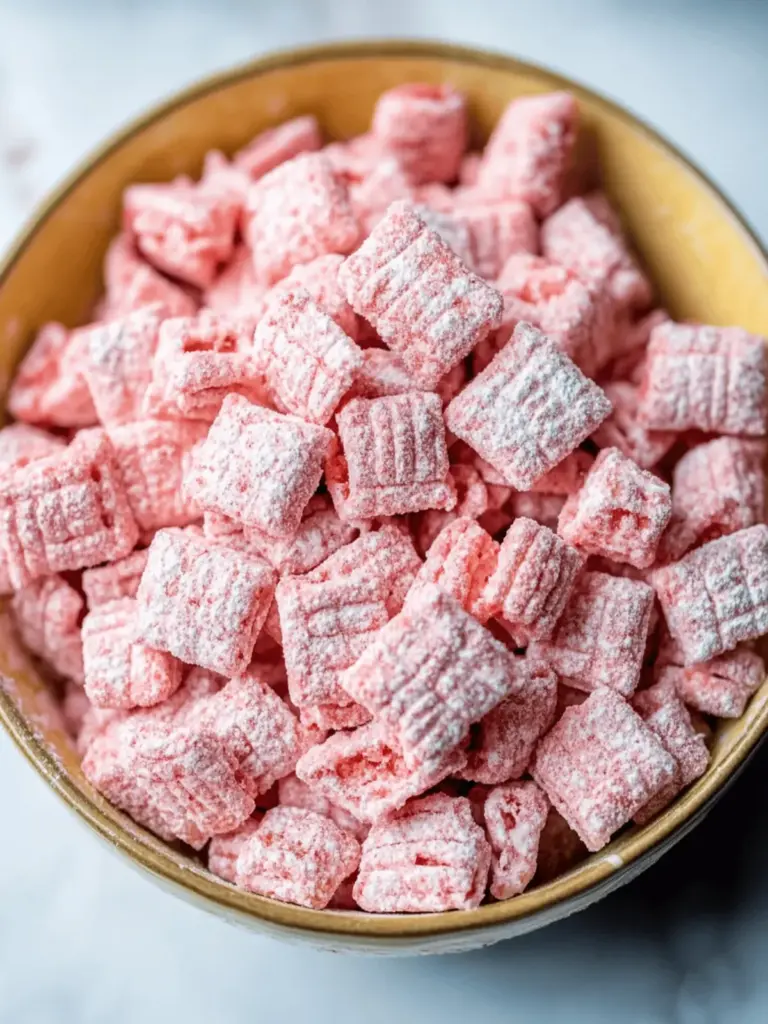 Strawberry Shortcake Puppy Chow