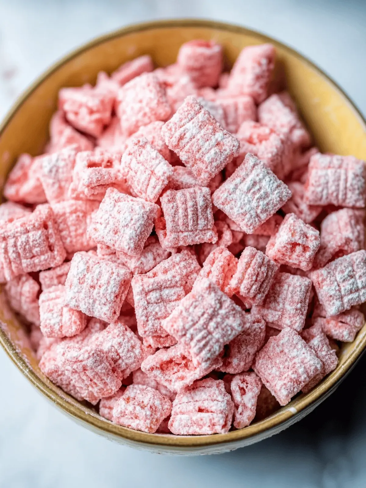 Strawberry Shortcake Puppy Chow