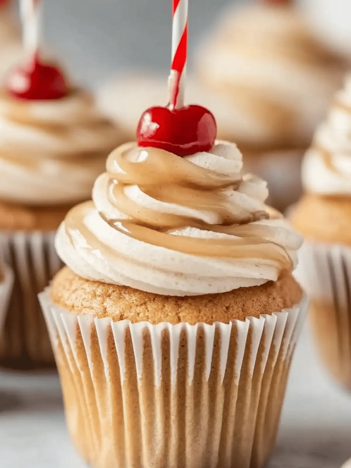 Root Beer Float Cupcakes