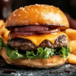 Cheddar Ranch Beef Burgers