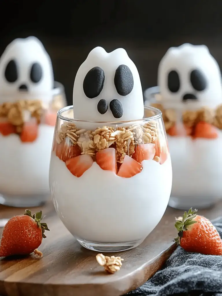 Ghostly Yogurt Parfaits: A Boo-tiful Halloween Breakfast for Kids