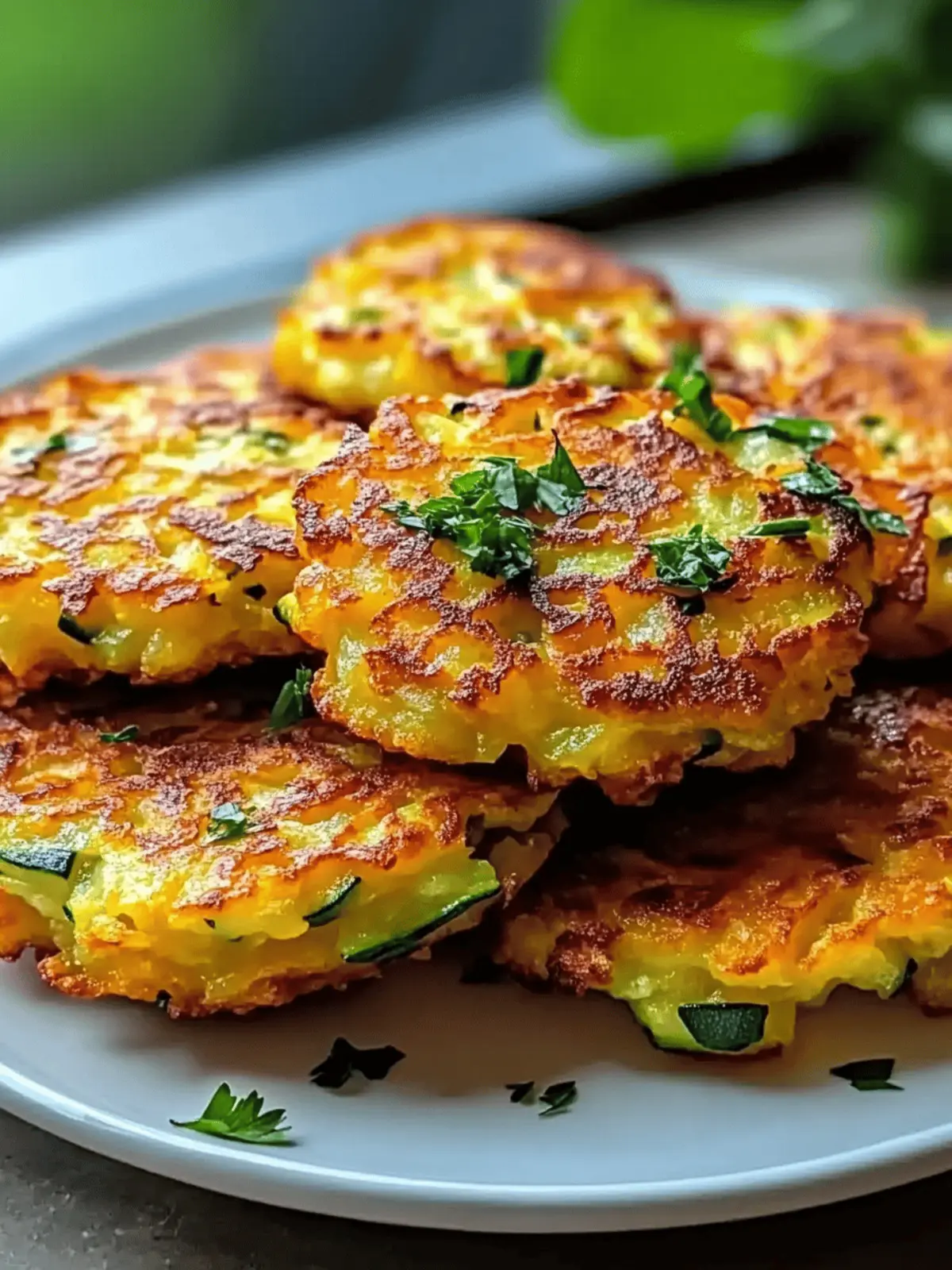 Zucchini Potato Fritters