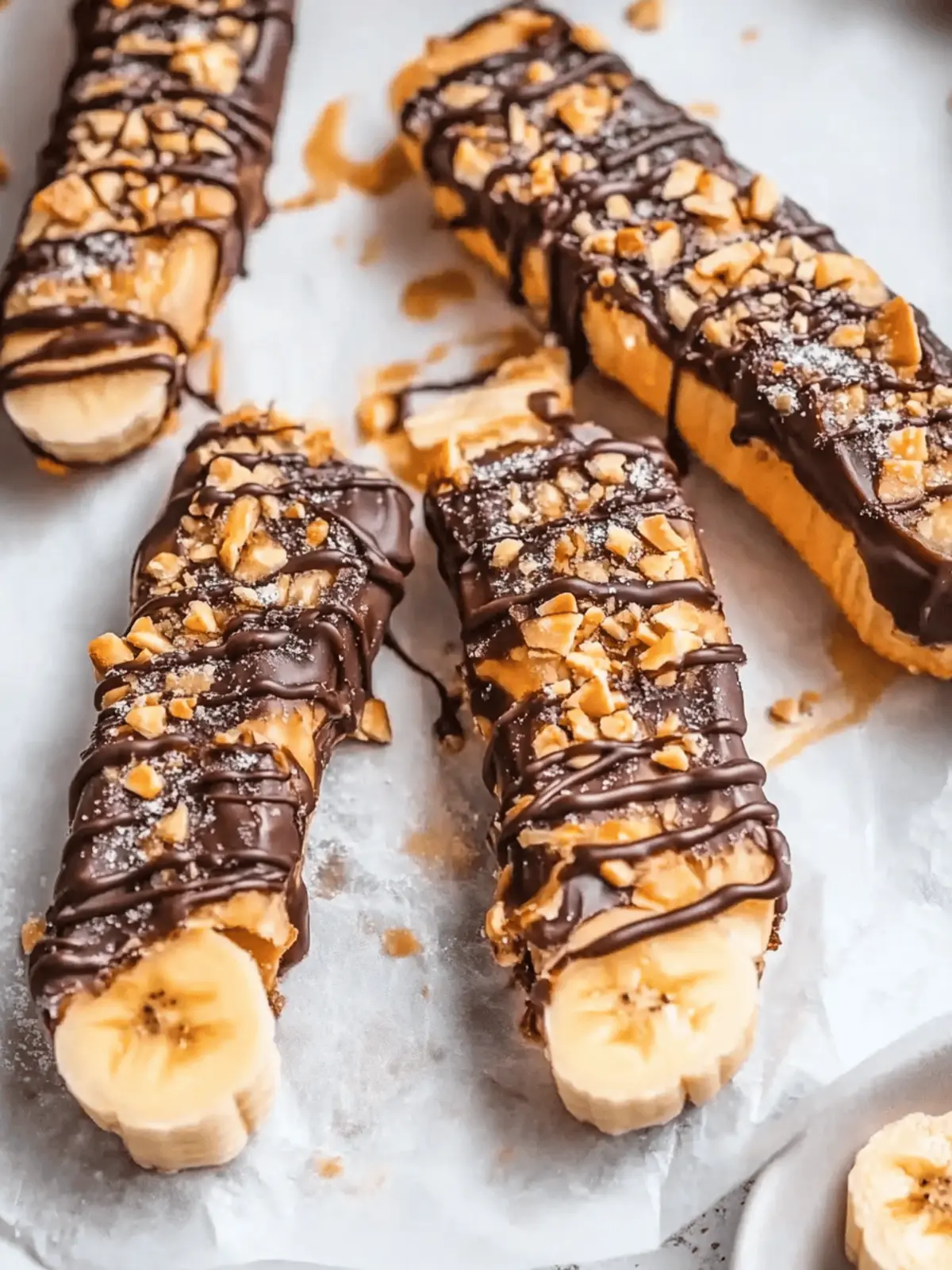 Frozen Banana Snickers