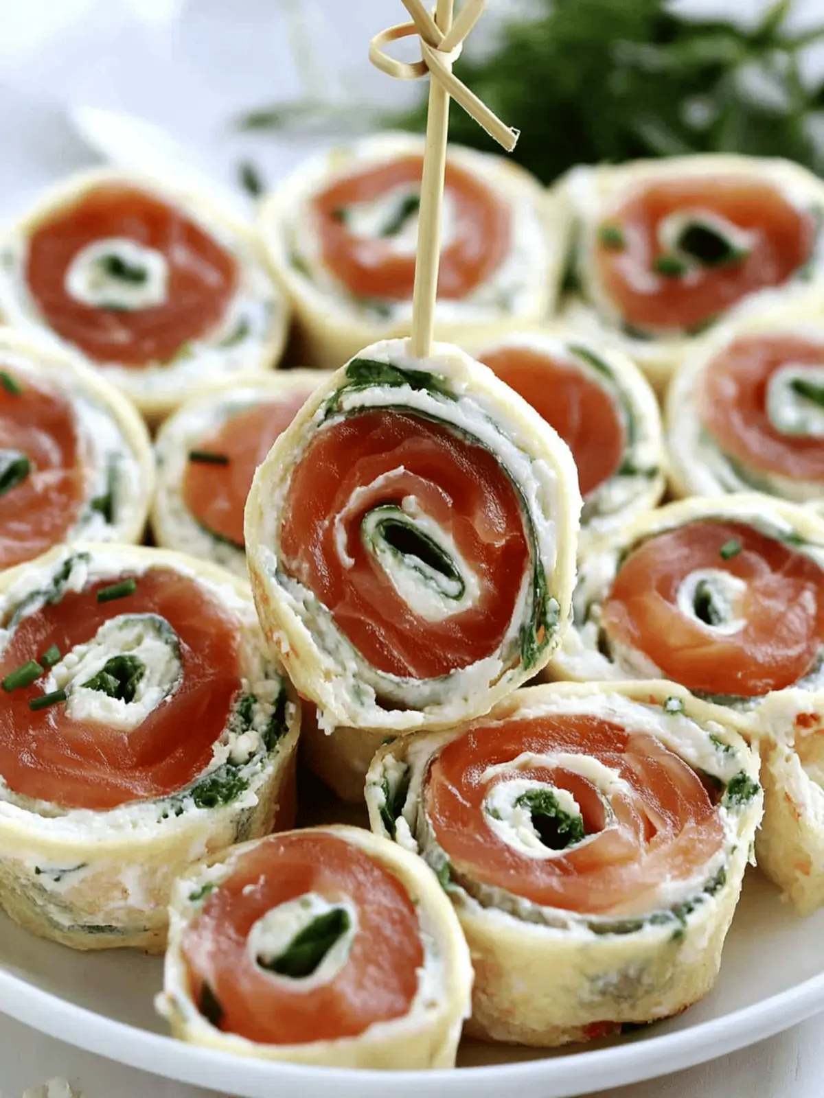 Smoked Salmon Pinwheels