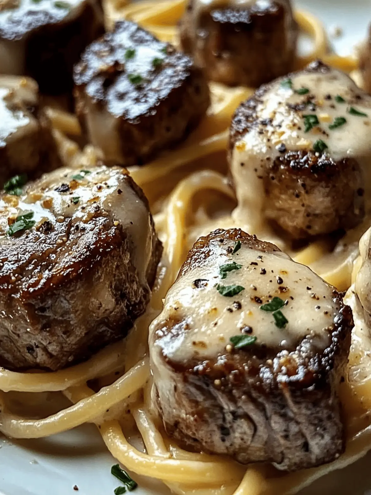 Cheesy Garlic Steak Bites