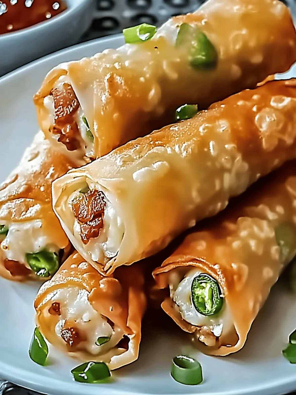 Bacon Jalapeño Popper Eggrolls